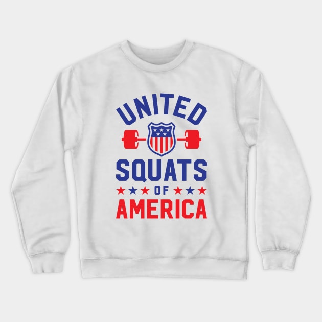 United Squats Of America Crewneck Sweatshirt by brogressproject